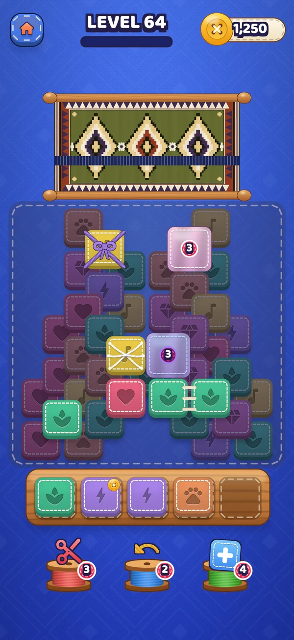 Rug Match gameplay